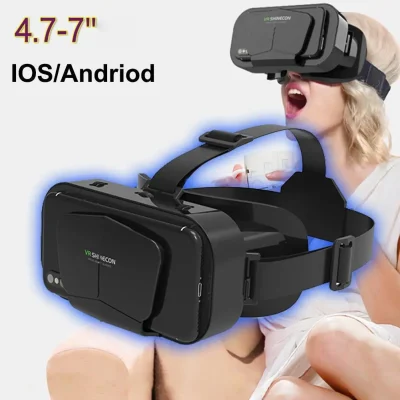 3D Virtual Reality Game Helmet