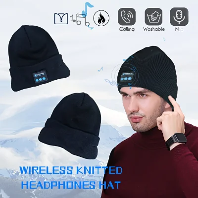 Winter Sports Bluetooth Hat Warm Beanie