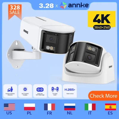 ANNKE Smart Home 180° 8MP DUO POE Dual Lens